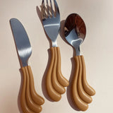 Almond Wave Cutlery - Stylish, Ergonomic Design  Konges Sløjd   