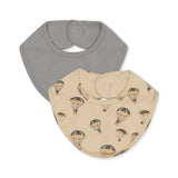 Basic 2 Pack Bib - LeviterLeviter Basic Bib - 2 Pack, Snap Button Closure, Baby Bib, Bib Set  Konges Sløjd   