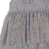 Fairy Dress With Frill Details, Two-Tier, Rounded Collar, Soft Cotton Inside Layer, Crisp Tulle Outer Layers  Konges Sløjd   