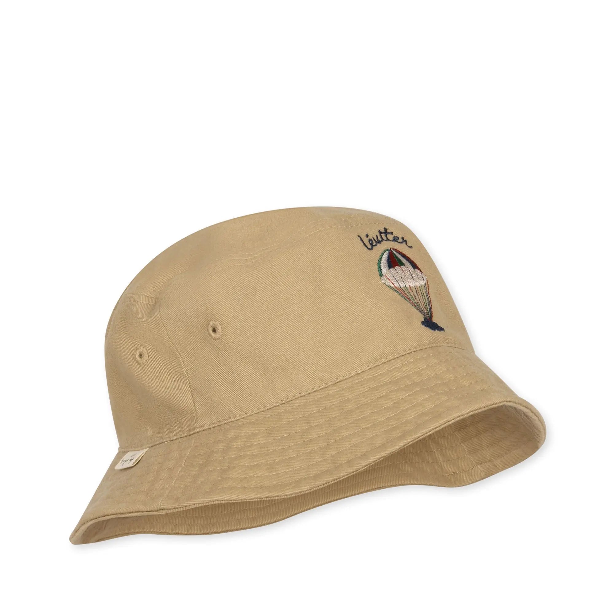 Mon Bucket Hat - Starfish, Embroidered Beach Hat, Organic Cotton Sun Hat, Stylish Headwear  Konges Sløjd   