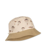 Mon Bucket Hat - Starfish, Embroidered Beach Hat, Organic Cotton Sun Hat, Stylish Headwear  Konges Sløjd   