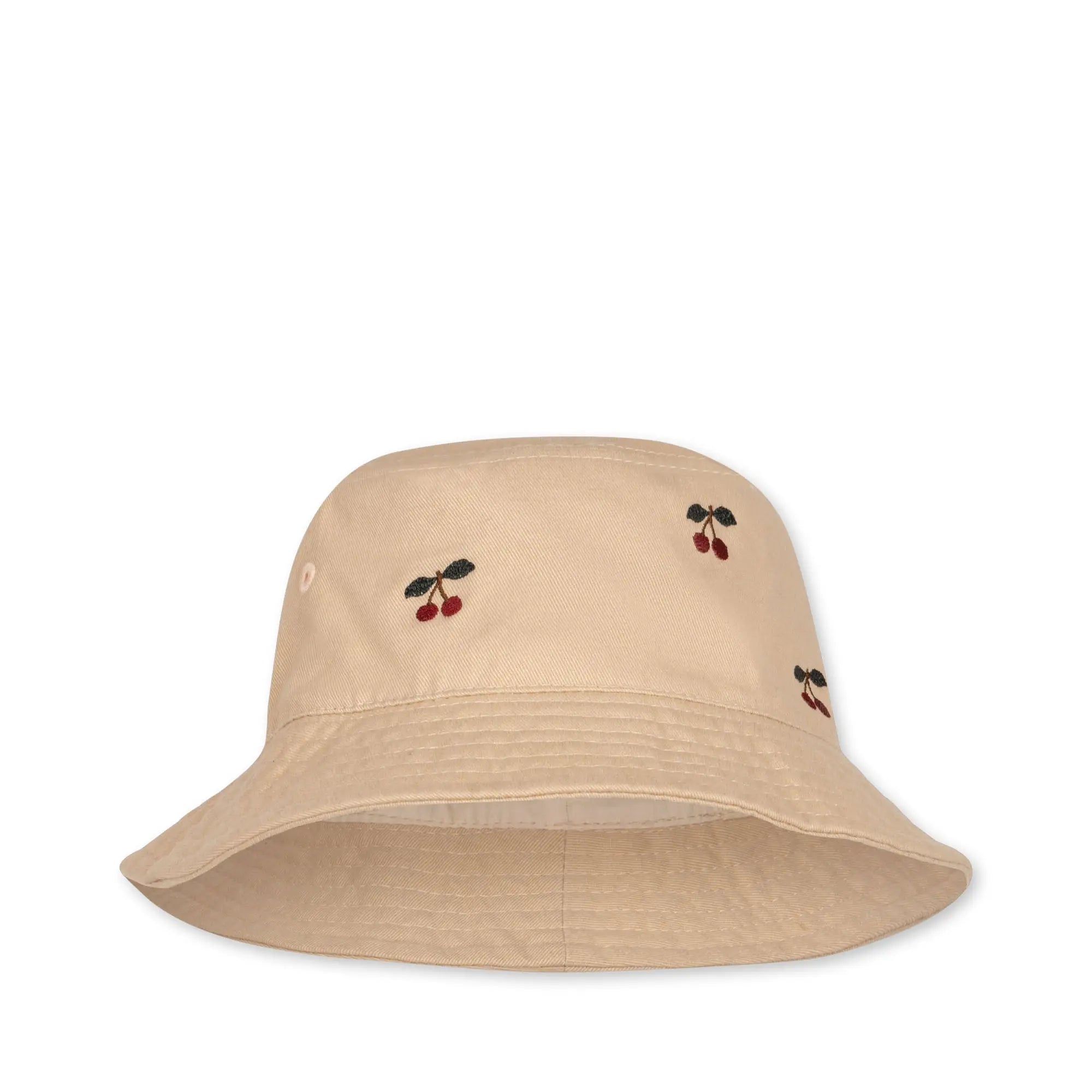 Mon Bucket Hat - Toasted Almond, Wide Brim Hat, Sun Protection Cap  Konges Sløjd Toasted Almond 5-8Y 