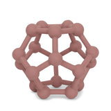 Silicone Ball for Fine Motor Skills & Hand-Eye Coordination, Baby Teething Toy, Shape Exploration Toy  Konges Sløjd Blush  