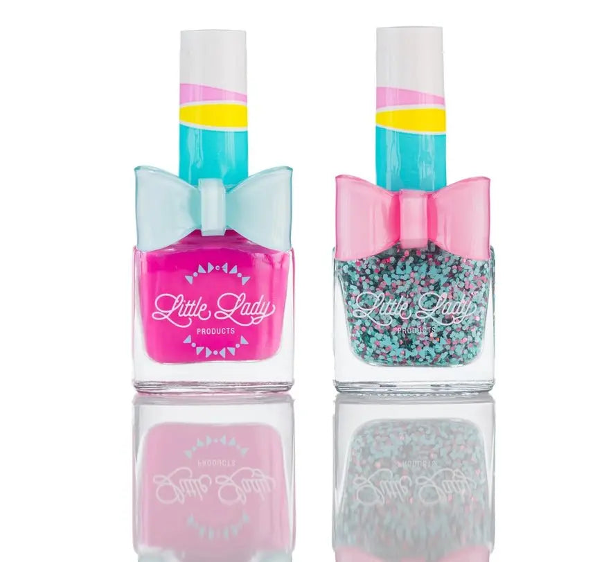 Scented Kids Nail Polish - Flamingo Dino Duo  Little Lady Products   