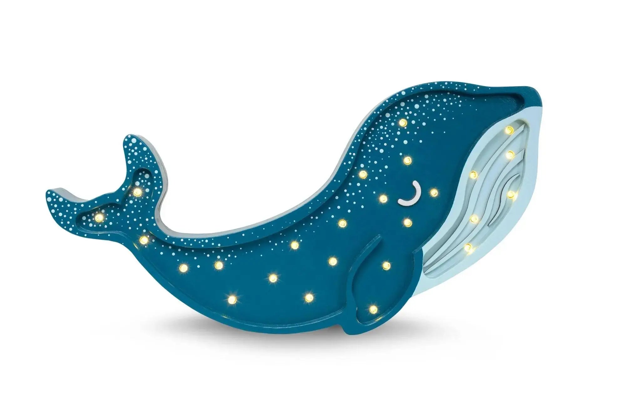 Little Lights Whale Lamp  Little Lights Galaxy Teal  