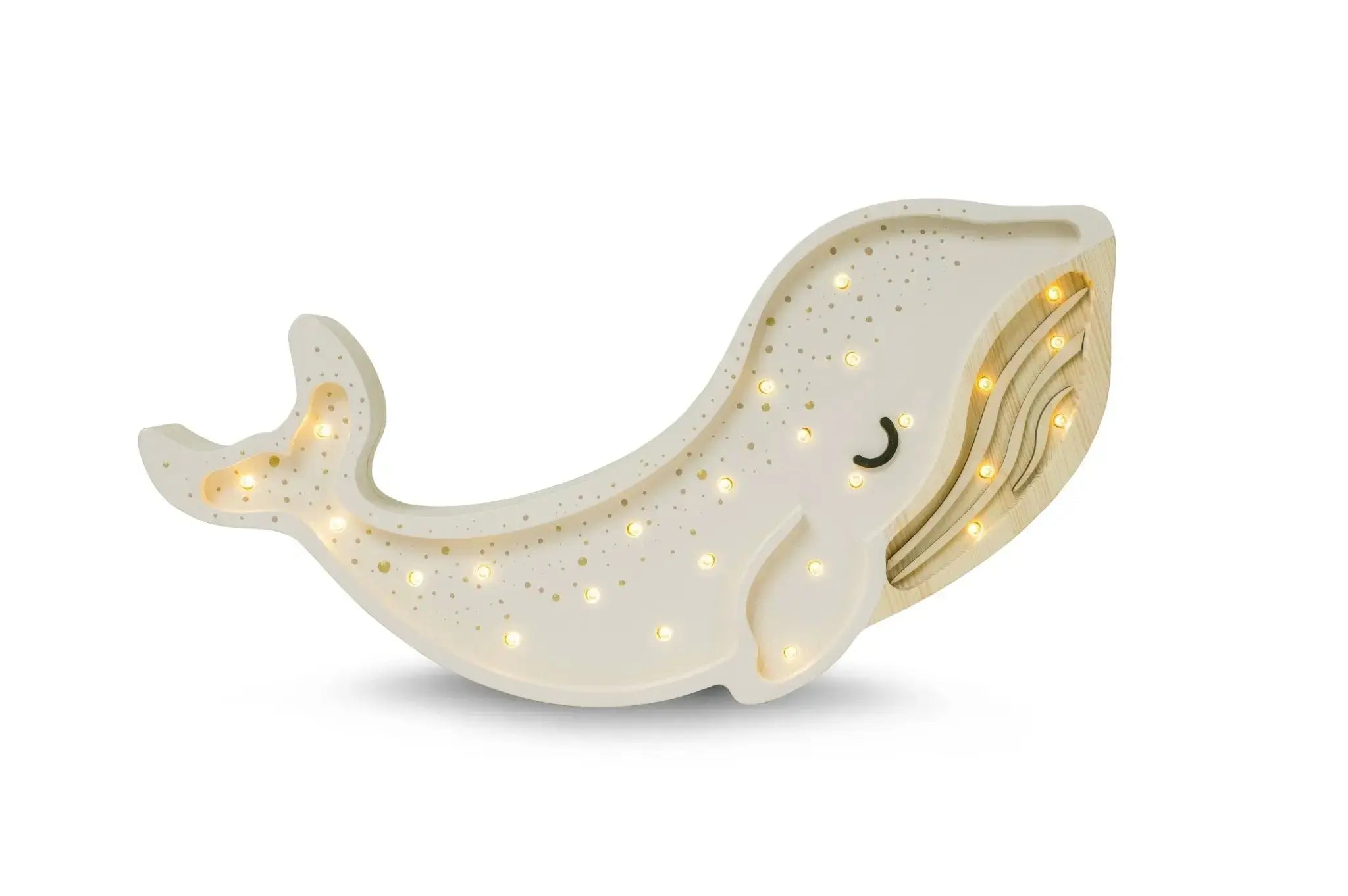 Little Lights Whale Lamp  Little Lights Albino White  