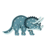 Little Lights Triceratops Dinosaur Lamp  Little Lights Jurassic Navy  