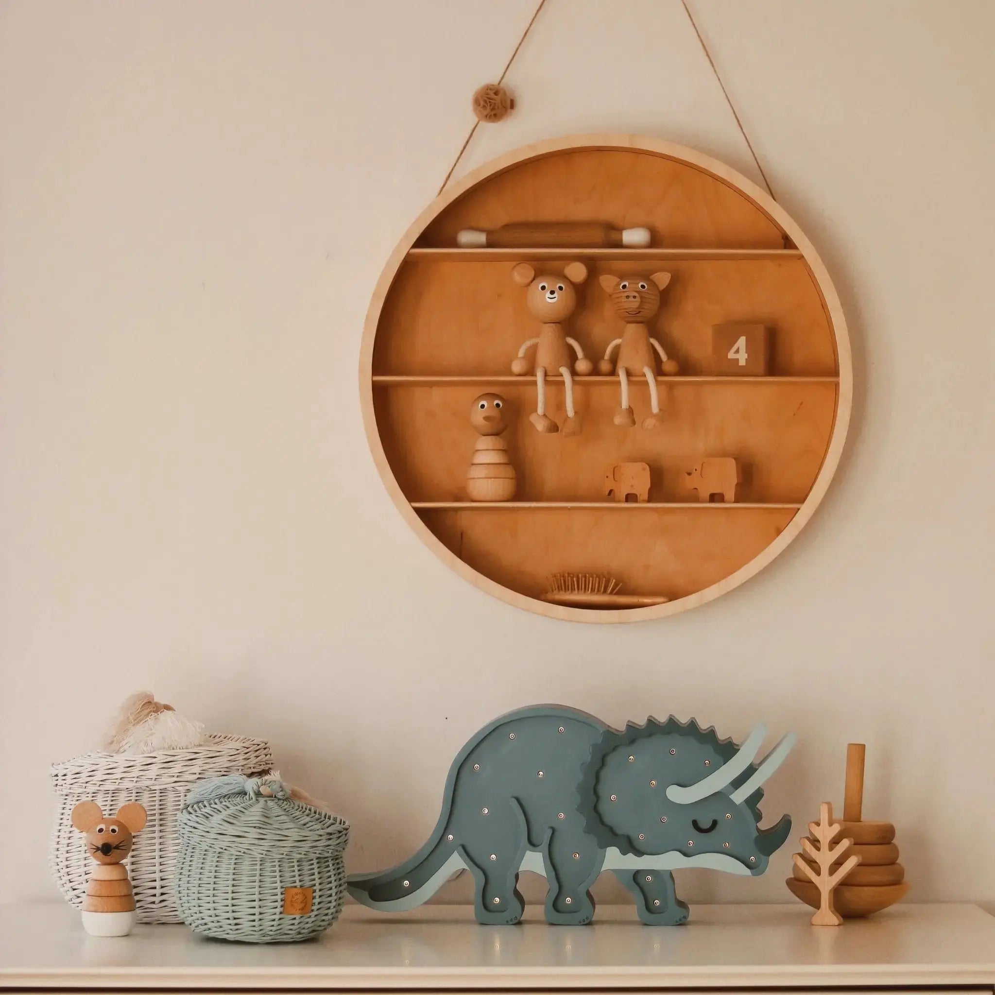 Little Lights Triceratops Dinosaur Lamp  Little Lights   