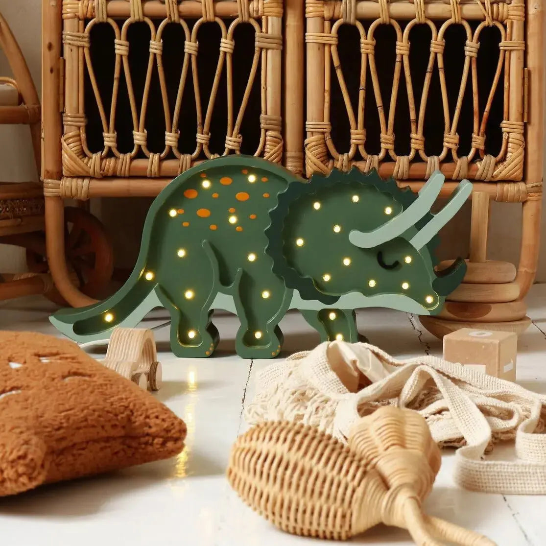 Little Lights Triceratops Dinosaur Lamp  Little Lights   