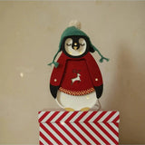 Limited Edition Penguin Lamp, Nursery Decor, Kids' Room Light lamp Little Lights Red  