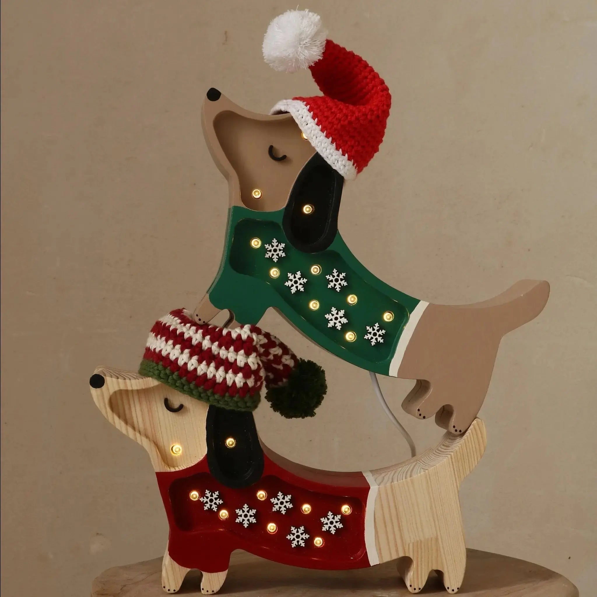 Adorable Holiday Puppy Lamp for Nursery, Limited Edition Kids' Room Decor lamp Little Lights   