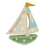 Little Lights Mini Sailboat Lamp  Little Lights Olive Tree  