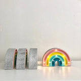 Little Lights Mini Rainbow Lamp with Glitter  Little Lights   