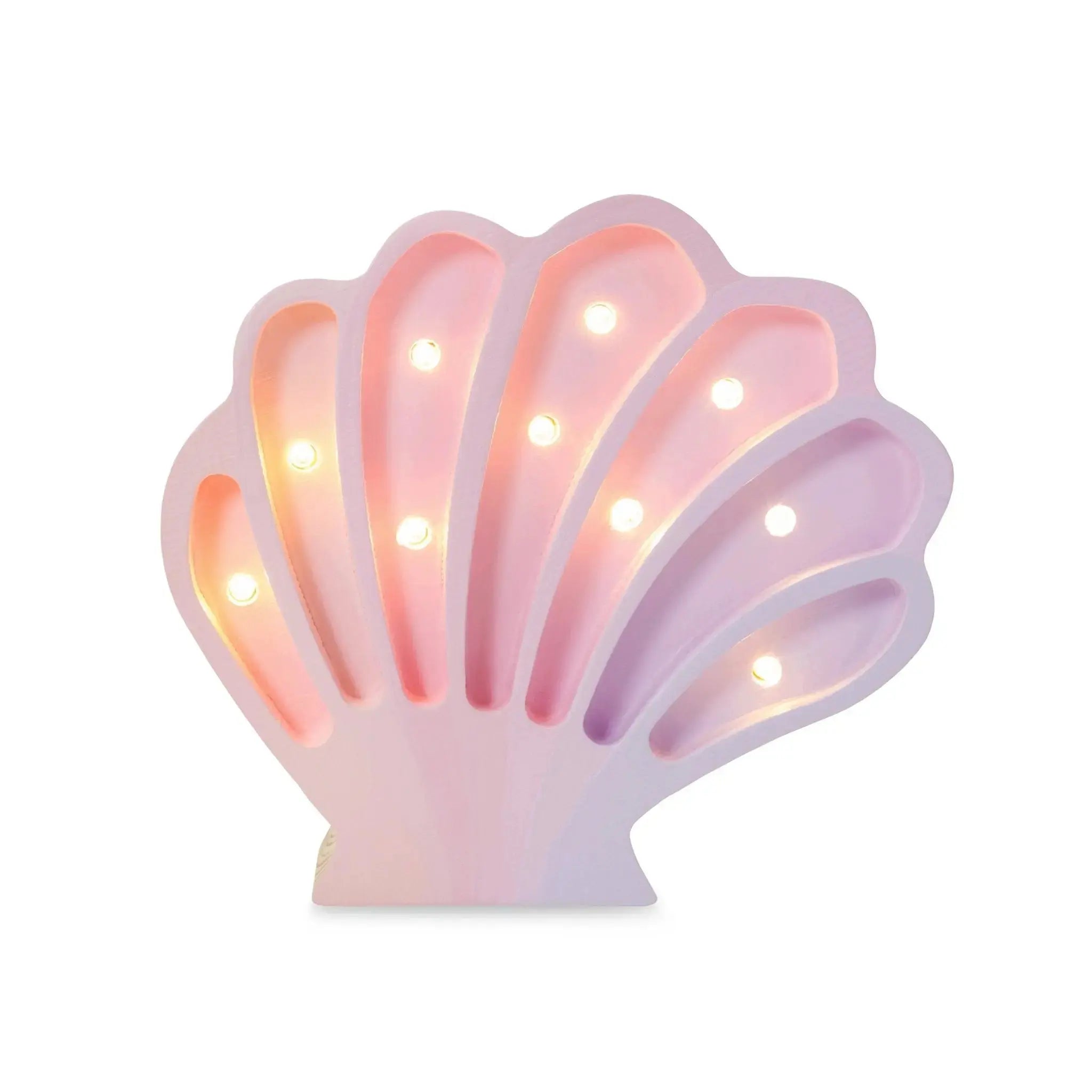 Little Lights Mini Seashell Lamp  Little Lights Mermaid Pink  