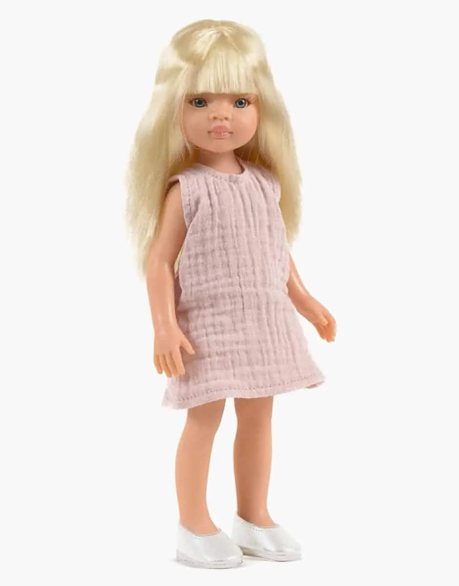 Mei European Girl Doll With Her Lavender Iva Dress  Minikane   