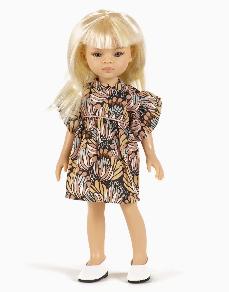 Mei European Girl Doll with Water Flower Dress  Minikane   