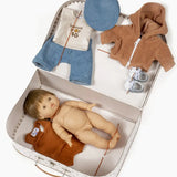 My Boy’s “Bohemian Chic” Suitcase from Yesteryear - Jude Boy Doll  Minikane   