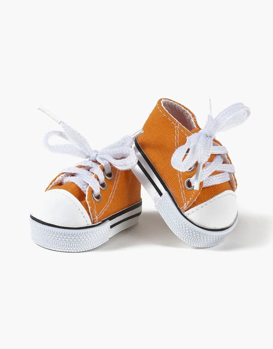 Komvers Doll Sneakers in Orange  Minikane   