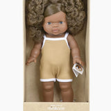 Charlie African Girl Baby Doll with Bangs  Minikane   