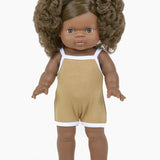 Charlie African Girl Baby Doll with Bangs  Minikane   