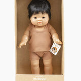 Jude-léo Asian Boy Baby Doll with Black Eyes  Minikane   