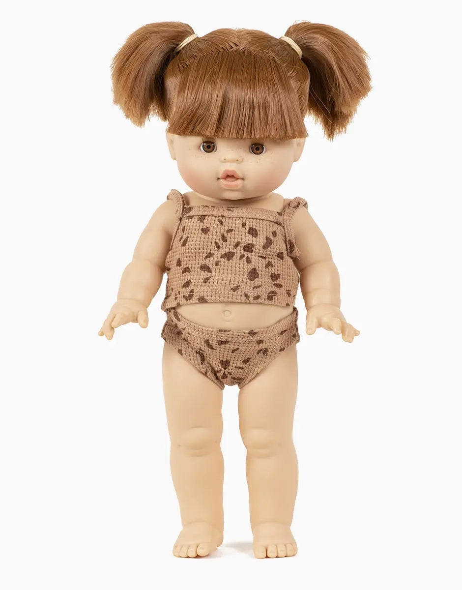 Raphaella European Girl Baby Doll with Brown Eyes  Minikane   