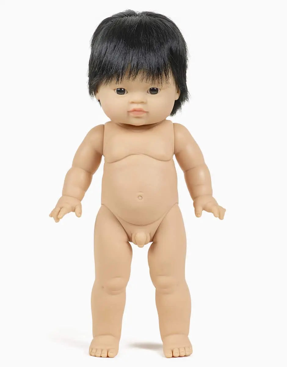 Jude-léo Asian Boy Baby Doll Without Clothing  Minikane   