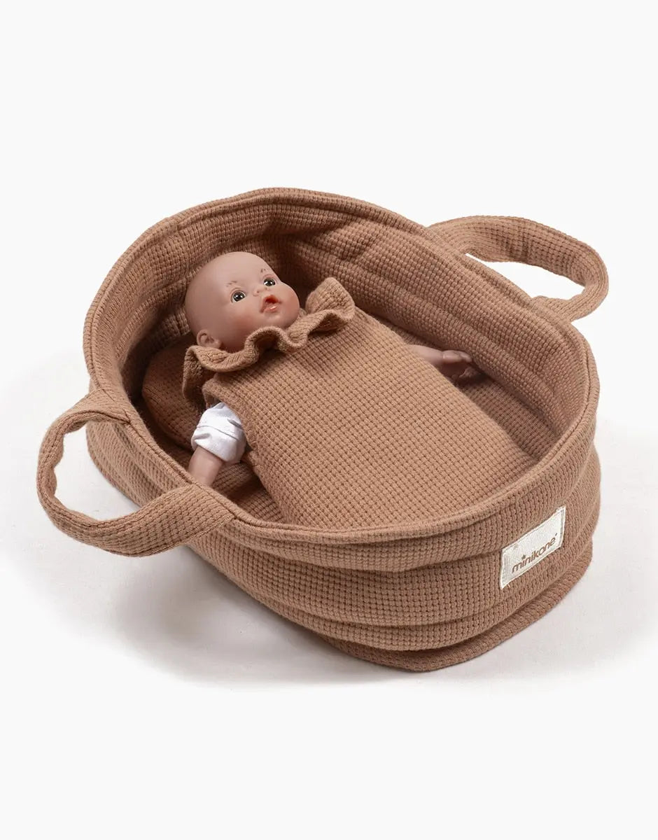 Minis Baby Doll Sleeping Bag – Brown Sugar  Minikane   