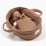 Minis Baby Doll Sleeping Bag – Brown Sugar  Minikane   