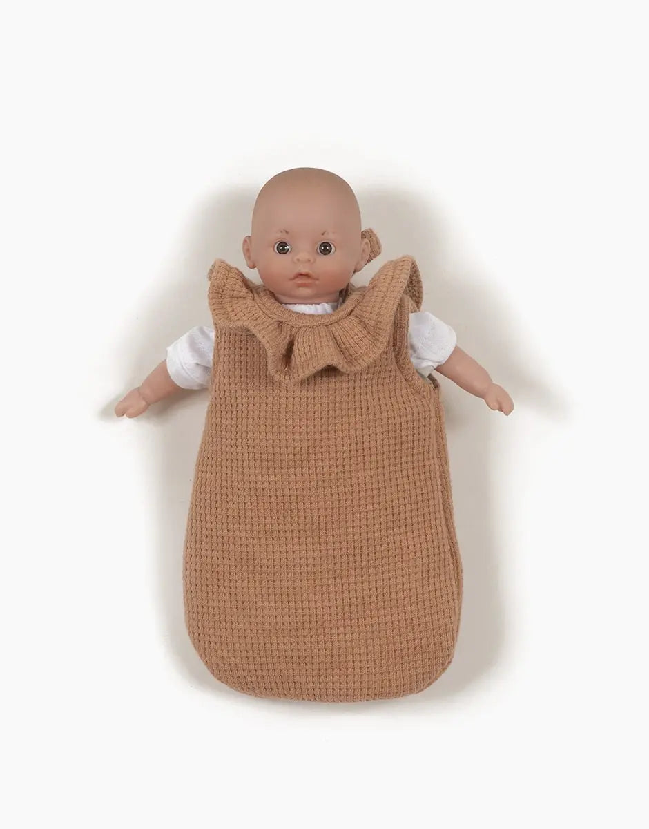Minis Baby Doll Sleeping Bag – Brown Sugar  Minikane   