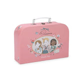 Tea Party Metal Suitcase - Vintage Style, Teapot Set, Parisiennes Inspired Plates, Cups, Saucers  Moulin Roty   