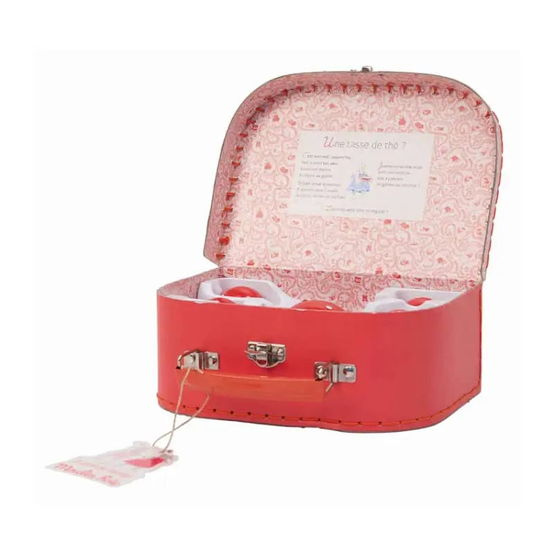 Ceramic Tea Party Toy Suitcase - The Big Family Collection  Moulin Roty   