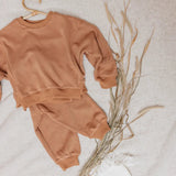 Cooper Trakies - Rusted Orange Loungewear Set for Kids Cooper Trakies - Rusted Orange Mrs.Ertha   
