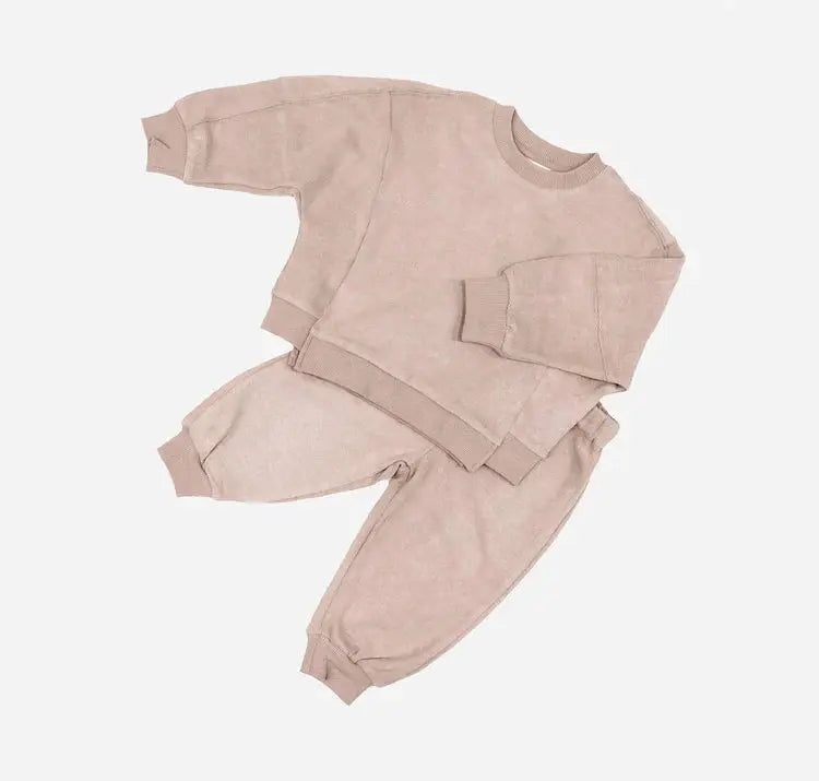 Cooper Trakies - Soft Blush Loungewear Set for Kids Cooper Trakies - Soft blush Mrs.Ertha   