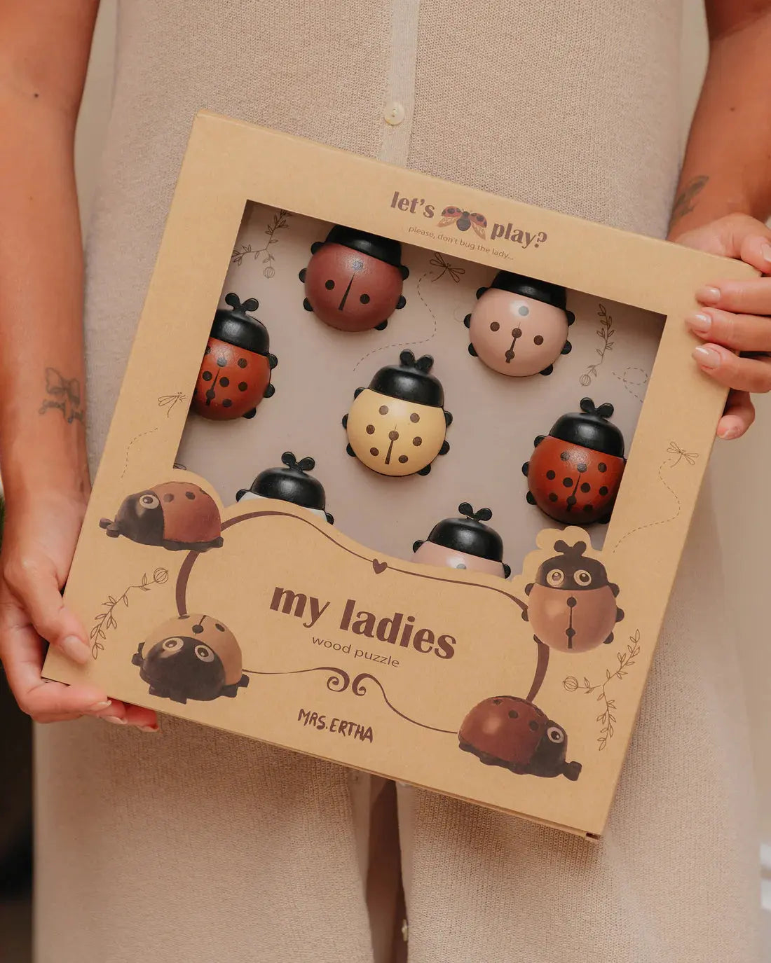 My Ladybugs Wood Puzzle  Mrs.Ertha   