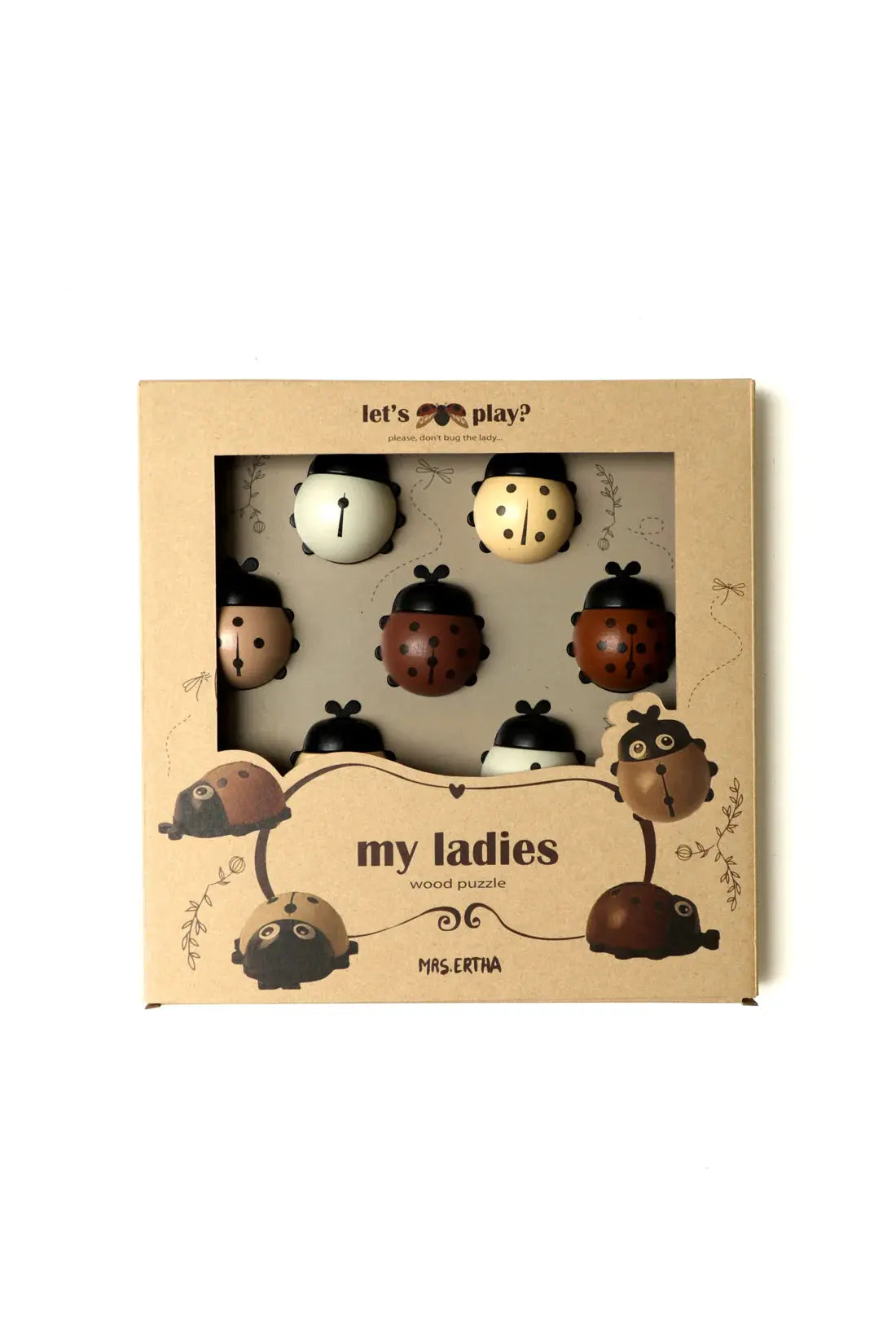 My Ladybugs Wood Puzzle  Mrs.Ertha   