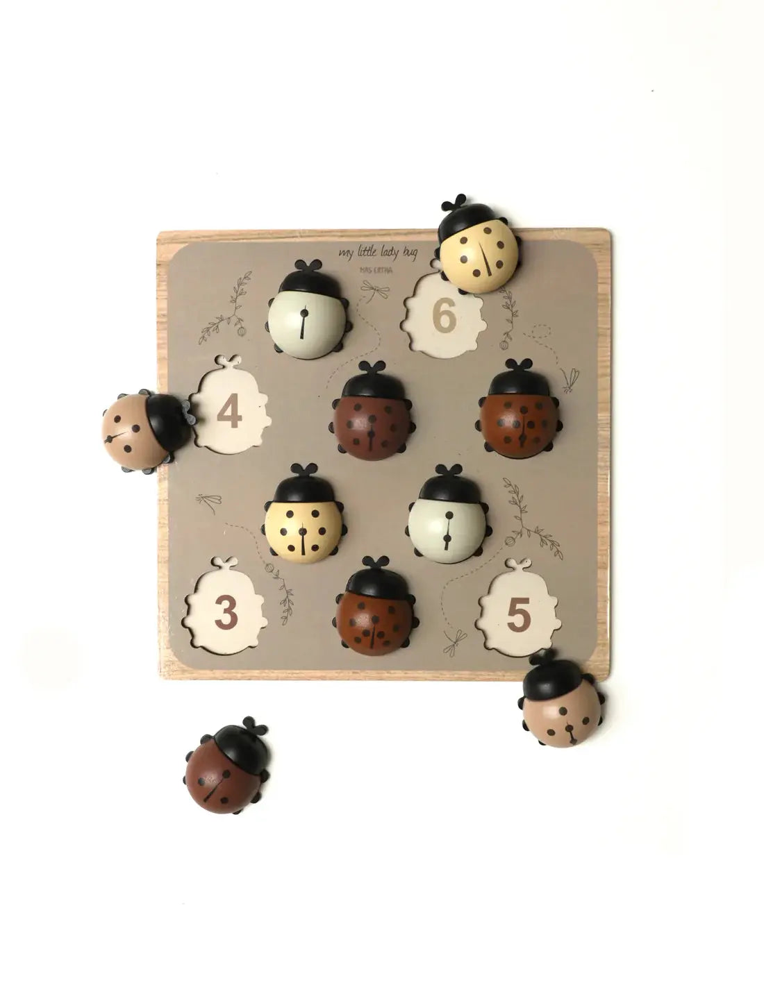 My Ladybugs Wood Puzzle  Mrs.Ertha   