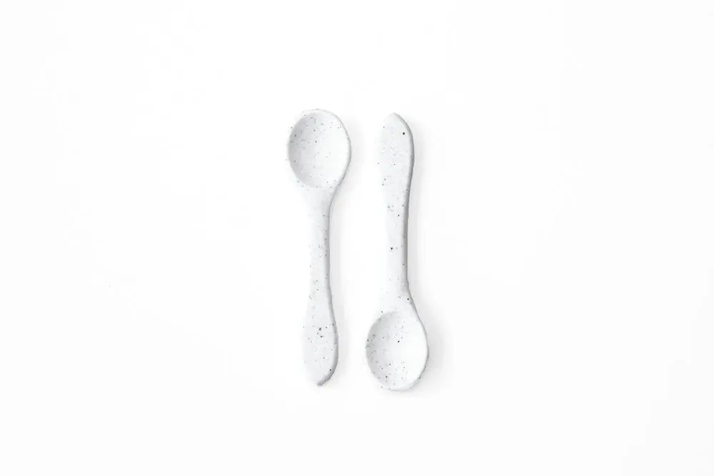 Practical Coconut Speckle Baby Silicone Spoons (2un), Easy-to-Dry Design  Mrs.Ertha   