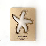 Lucky Star Silicone Baby Teether in Cloud Gray Lucky Star Mrs.Ertha Cloud Gray  