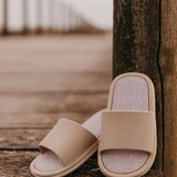 Taupe Children Slippers  Mrs.Ertha   