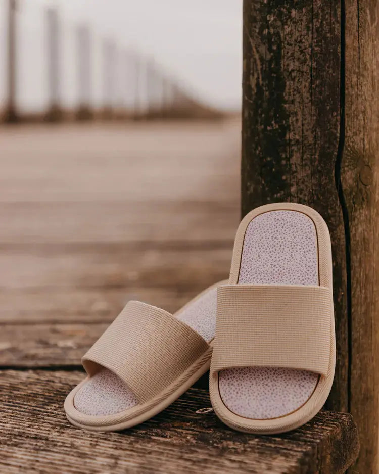 Taupe Children Slippers  Mrs.Ertha   