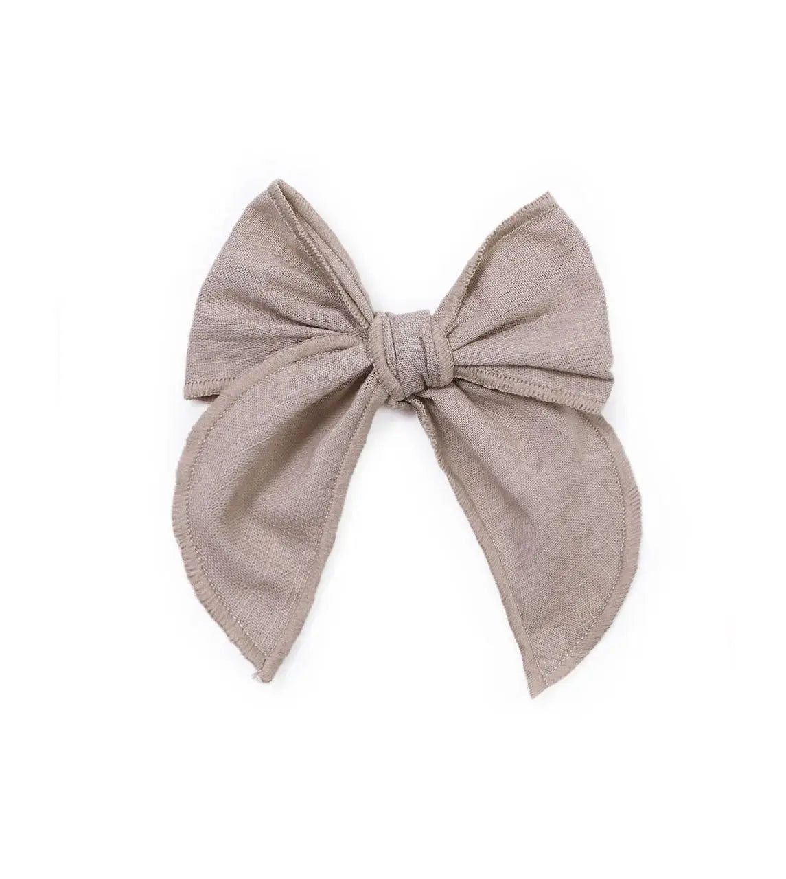Fable Bow Clip  Mrs.Ertha Taupe  