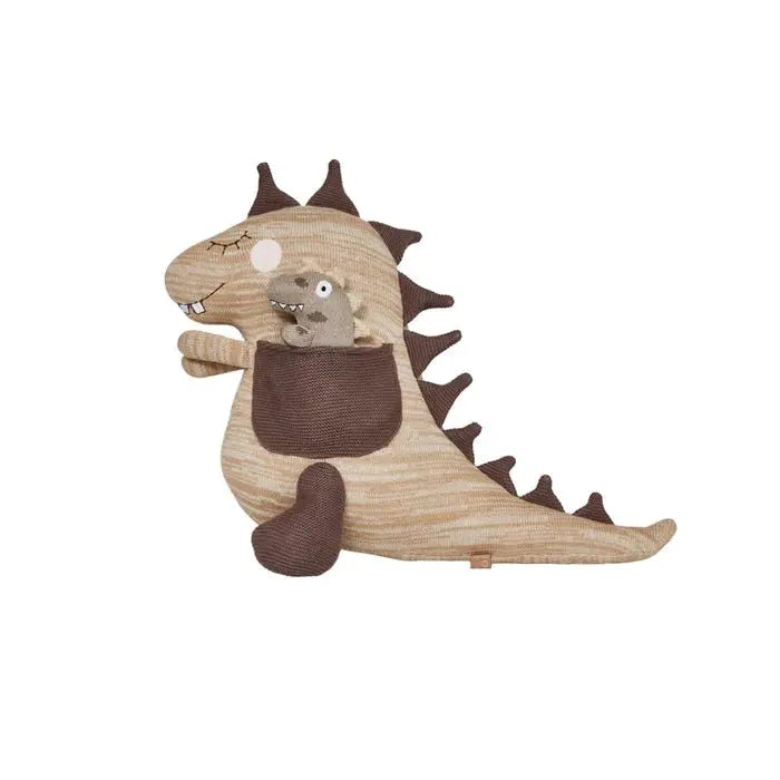 Dina & Bobo Dinosaur Stuffed Toy, Perfect for Playing, Hugging, Snuggling, Bedtime Buddy  OYOY   