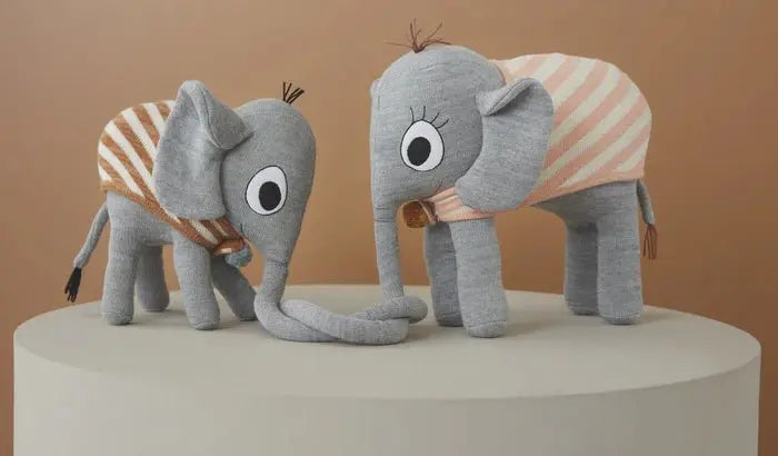 Ramboline Elephant Plush Toy, Stuffed Animal, Best Friend Gift, Fun Playmate, Kids Toy  OYOY   