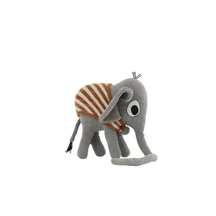 Elephant Henry Stuffed Animal, Plush Toy for Kids, Nursery Decor, Baby Gift, Gender-Neutral Elephant Henry OYOY   