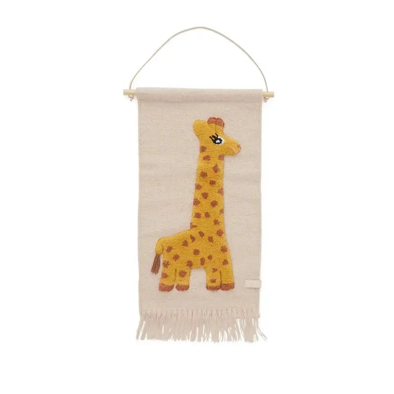 Giraffe Wall Rug GIRAFFE WALLHANGER OYOY   