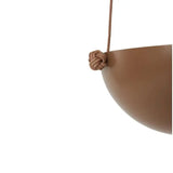Pif Paf Puf Hanging Storage - 1 Bowl, Nougat - Small Space Organizer, Leathercord Included Hanging Storage - 1 Bowl OYOY   