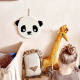 Cozy Panda Miniature Wallhanger, Cute Room Decoration, Fun Wall Accent, Kids Nursery Decor Miniature Wallhanger OYOY   