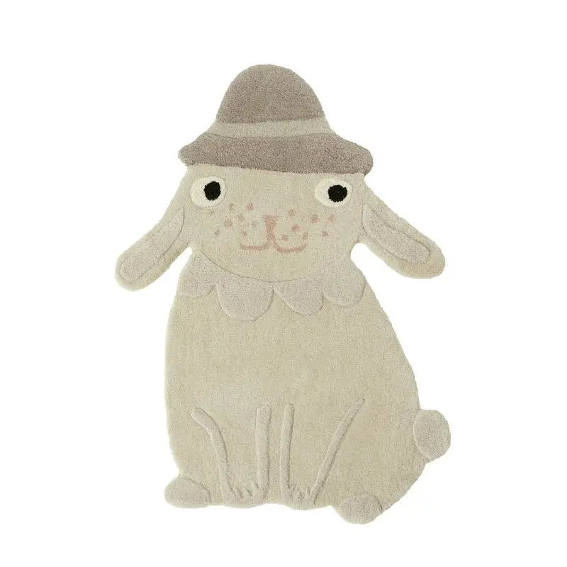 Hopsi Rabbit Kids Rug Rabbit Rug OYOY   