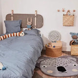 Cute Grey Koala Rug, Soft and Plush, Perfect for Nursery or Kids Room, Wool/Cotton Blend Rug OYOY   